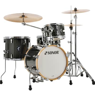 Sonor AQX Jungle Set - Black Midnight Sparkle (AQX-JUNGLEWMBMS) image 2
