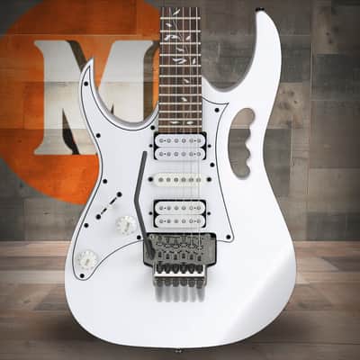 Ibanez Steve Vai Signature 6 String Electric Guitar - Left Handed - White (JEMJRLWH) image 1