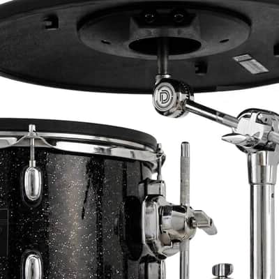 Dolby E Drum Black Sparkle Shell Pack Kick Snare Tom for Roland Alesis Lemon image 2