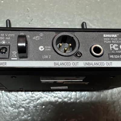 Shure PGX4 Wireless Receiver, 524-542 MHz (Used) image 5