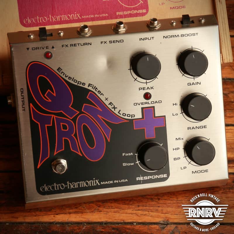Electro-Harmonix Q-Tron Plus Envelope Filter 2000s - Silver / Purple / Black image 1