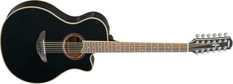 Yamaha APX700II-12 String Acoustic Electric Guitar (Black) (Restock) image 1