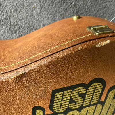 Gibson Acoustic Guitar case with pink fur lining Bild 2