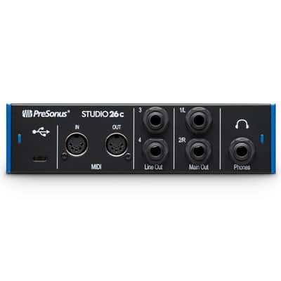 PreSonus Studio 26c USB-C Audio Interface Bundle with Mogami XLR Cable image 6