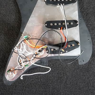 Black Loaded Stratocaster Pickguard image 3