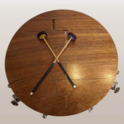 American Percussion's 20"x 6" Okoume Mahogany Slit Marimba Snare Drum - will ship image 2