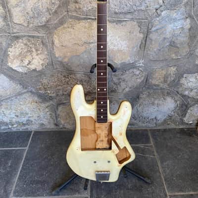 Immagine Vintage Layolo Bass (Made in Italy) - Pearloid Body - Restoration Project - 2