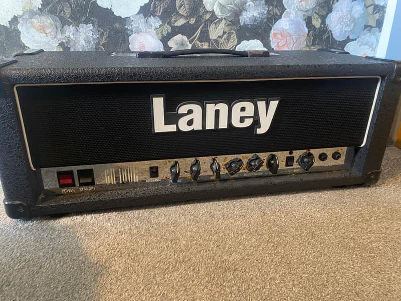 Laney GH100L Single-Channel 100-Watt Tube / Valve Guitar Amp Head 2000s - Black image 1
