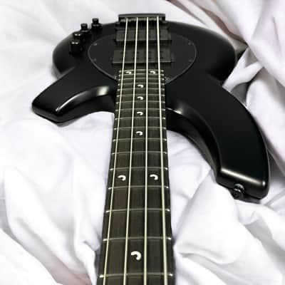 Ernie Ball Music Man Bongo 4 String HH, Stealth / Ebony image 6