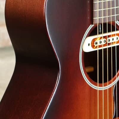 GUILD CUSTOM SHOP GSR Special Run 2022 - M20E Special Ruby Red Metallic with DeArmond soundhole pickup image 13
