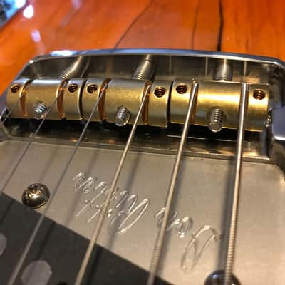 Bensonite Compensated Tele Saddles - Brass image 5