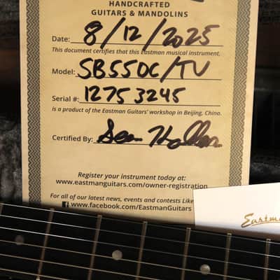 Eastman SB55DC/TV 2025 - Vintage Red - Unplayed! image 9