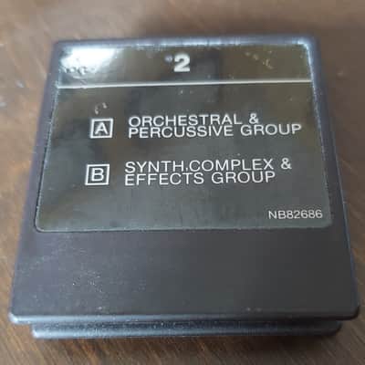 Yamaha DX7 ROM #2 card / cartridge Orchestral & Percussive Group & Synth, Complex & Effects Group image 3