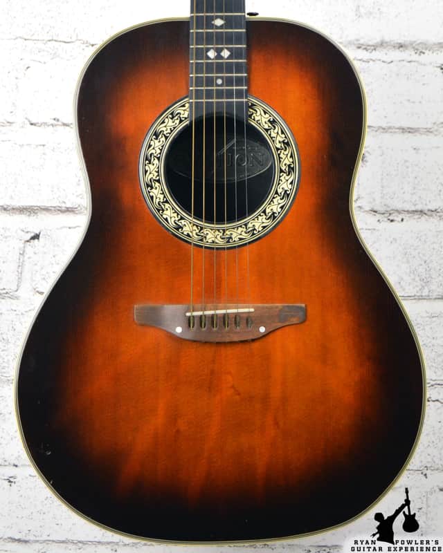 1975 Ovation 1112 Balladeer Acoustic Sunburst image 1