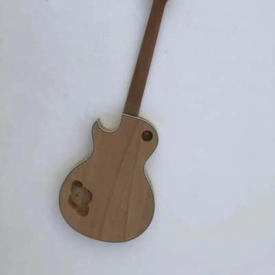 Mahogany Body Guitar Les Paul Body with Maple Top, Rosewood Fingerboard Neck image 4
