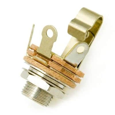 2 Genuine Switchcraft 12A 1/4 6.5 mm Shunted Female Phone Shorting Panel Jack image 3