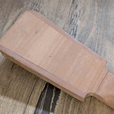 Unbranded Solid Mahogany Bass Guitar Body Neck Blank Project Unfinished image 8