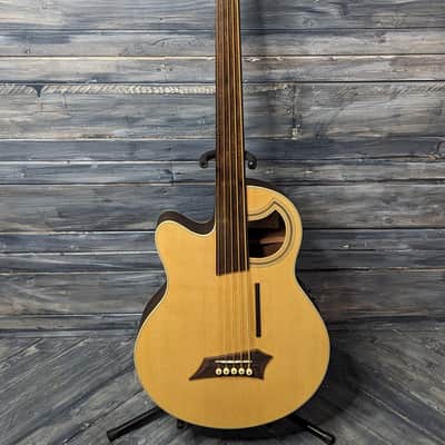Warwick RockBass Left Handed Alien Deluxe 5 String Fretless Acoustic Electric Bass image 2