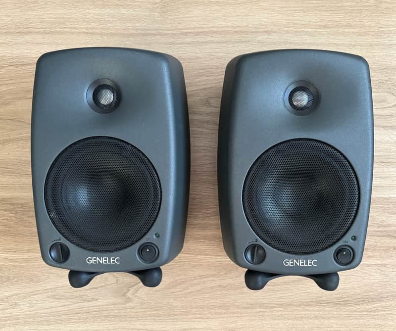 Genelec 8030B Studio Monitors - 5" Powered (Pair) 2013 - 2017 - Gray image 1
