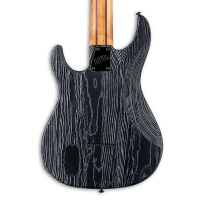 ESP LTD SN-1007 Baritone HT Electric Guitar - Black Blast - B-Stock image 7