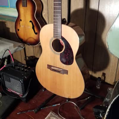 Yamaha FG-75 Red Label Folk Guitar 1968 - 1974 - Natural image 4