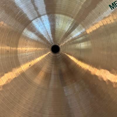 Vintage Paiste 505 18" Medium Crash Cymbal - Green Label image 6