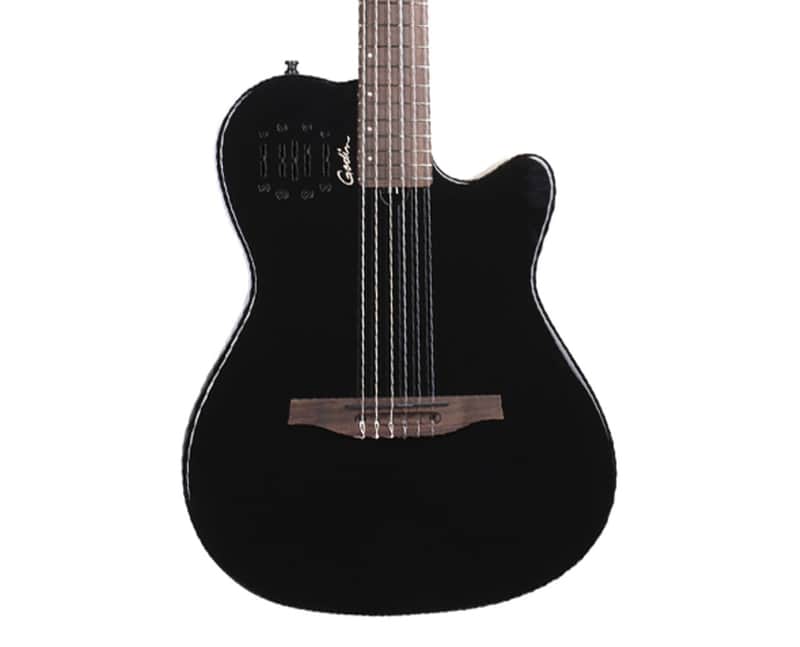 Godin Multiac Mundial A/E Nylon String Guitar - Onyx Black - Open Box image 1