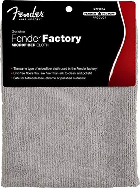 Genuine Fender Factory Microfiber Guitar/Instrument Polishing Cloth 099-0523-000 image 1