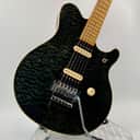 1996 Ernie Ball Music Man AXIS EX ★ Hi-End Guitars EVH [1ST YEAR Van Halen MIJ, PAF, Paperwork!!] Translucent BLACK =\//-/=