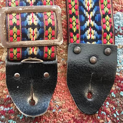 Unbranded Ace style Woven Hooenanny guitar strap #4 image 2