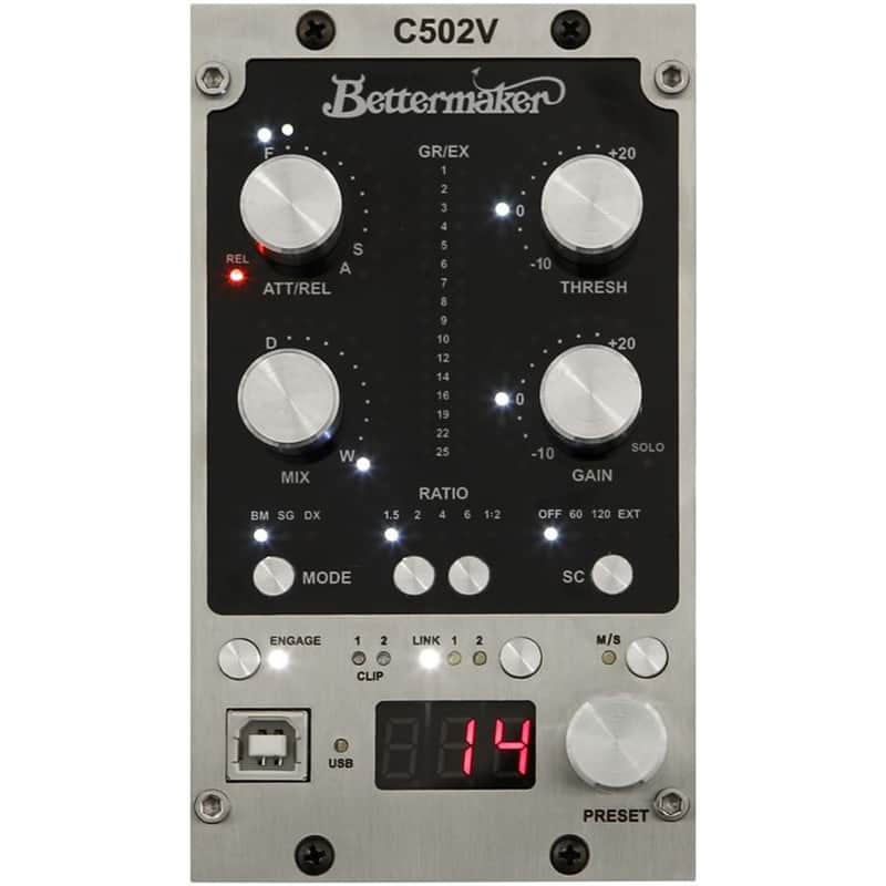 Bettermaker C502V 500 Series Stereo Compressor Module image 1