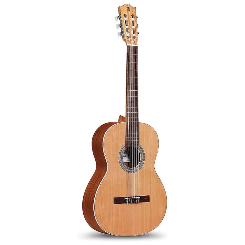 Alhambra 1OP-US Cedar Top Classical Nylon String Open Pore Natural image 1
