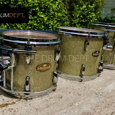 ♚MINT♚ PEARL MASTERWORKS Tom Shell Pack ♚10/12/14/15 ♚BEST DRUMS IN THE WORLD !♚SILLY PRICE ! image 3