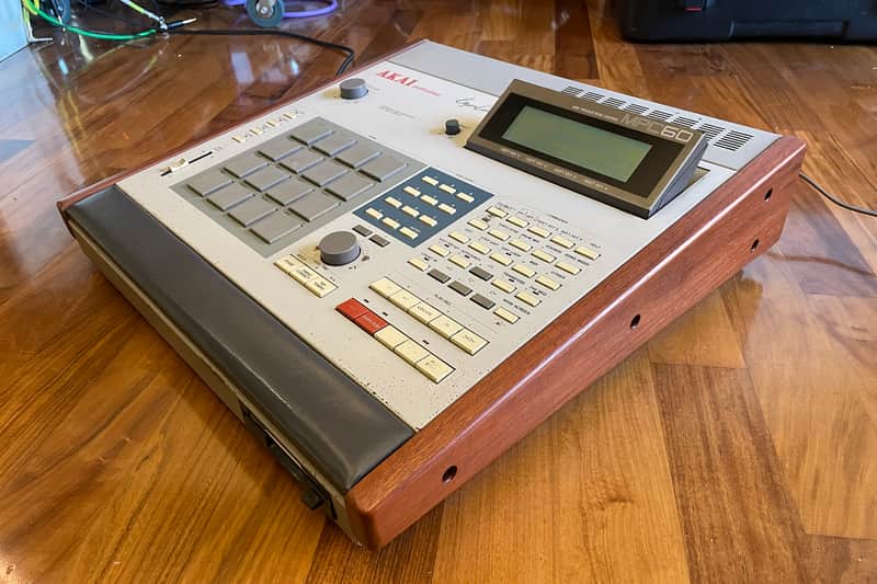 AKAI MPC60 SAMPLER + SEQUENCER | MAX UPGRADES | CUSTOM WOOD SIDES | EXC. COND. image 1