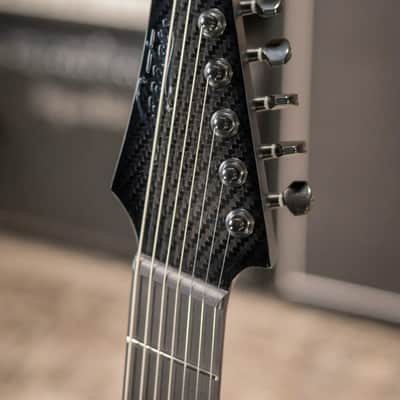Legator N7F-Carbon Ninja Multi Scale 7-String Electric Guitar - Carbon with Gig Bag image 5
