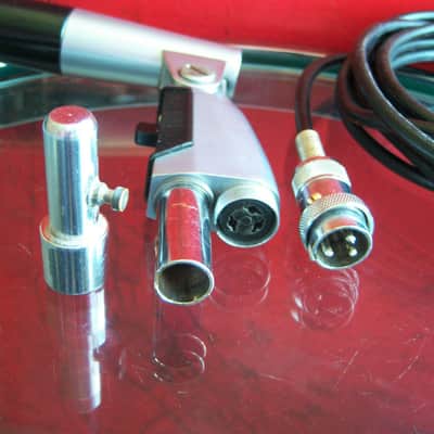 Vintage 1960's Shure 545S dynamic cardioid microphone Low Z with cable & Atlas LO-2B adapter SM57 image 11