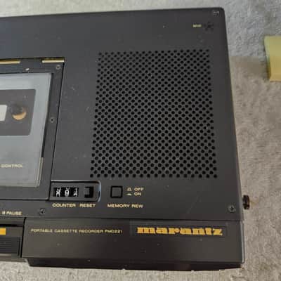 Near Mint Rebuilt Marantz PMD221 Full & 1/2 Speed Cassette Recorder image 2