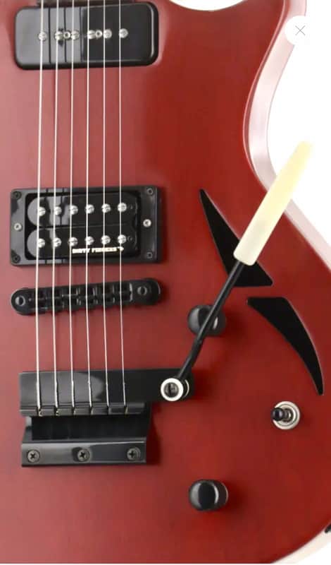 BLACK VIBROLA - Gibson USA Made OEM Short Maestro Vibrola Tremolo Tailpiece Fits SG, ES, V, Firebird Guitars image 1