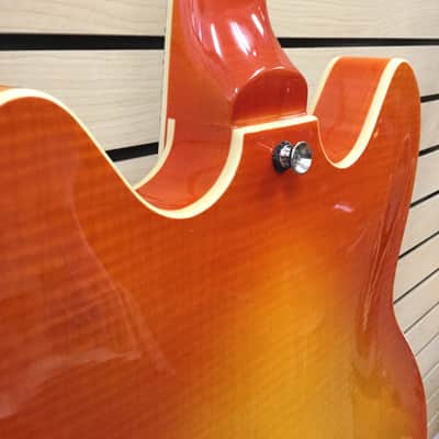 Hagstrom Viking Deluxe ii semi hollow thinline es dot image 9