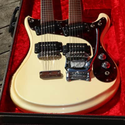 Mosrite Joe Maphis model 1967 - Pearl White image 3