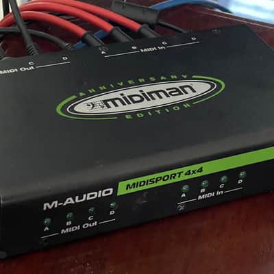 USB MIDI Interface M-Audio Midiman Midisport 4x4 Anniversary Edition image 3