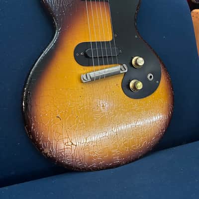 Vintage Gibson Melody Maker Singlecut 1960 1961 Sunburst Worn Les Paul Jr image 1