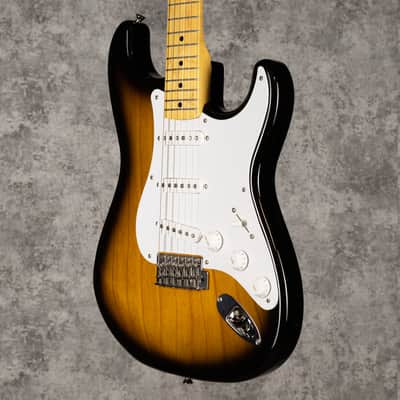 Tokai TST 50 Goldstar Two Tone Sunburst 50's Strat.  With Tokai Tweed hard case image 8