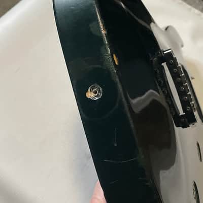 2000's Japan Jackson DKMGT Dinky Arched Top Forest Metallic Green Guitar Body Hard Tail image 5