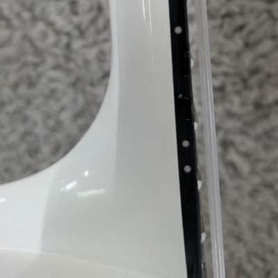 Luna Model UKE HAU T Tenor Size All White Ukulele with Gig Bag image 9