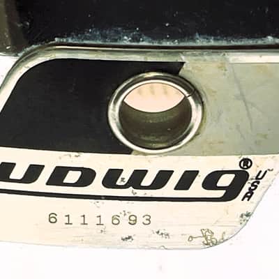 Ludwig Rocker COW LR-751 6 1/2"x14" Snare Drum B/W # 6111693 image 2