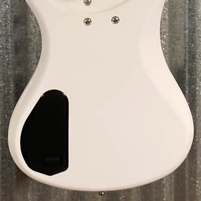 Warwick RockBass Corvette Basic Active 5 String Bass Solid White Gloss & Bag #2621 image 10