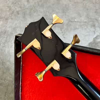 Greco EGB-850 Les paul singlecut custom Bass c 1980’s -1990 Black beauty original vintage MIJ Japan fujigen image 8