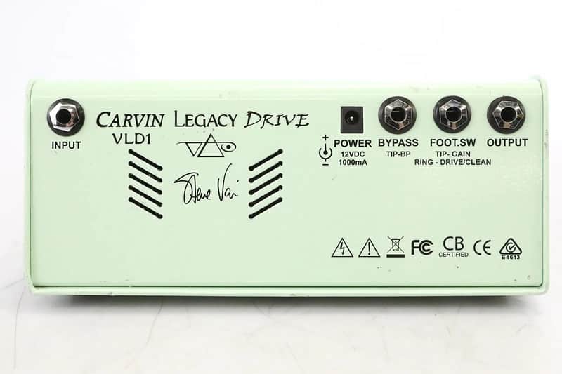 ★動確済★ Carvin VLD1 Legacy Drive Steve Vai Carvin VLD1 Legacy Drive Steve Vai Signature Tube Preamp Pedal