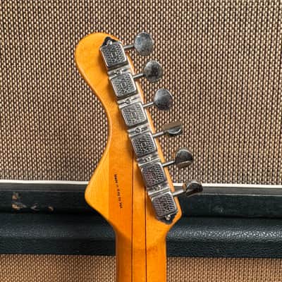 1966 Vox Harlem V244 3-Color Sunburst Factory Scalloped Neck image 13